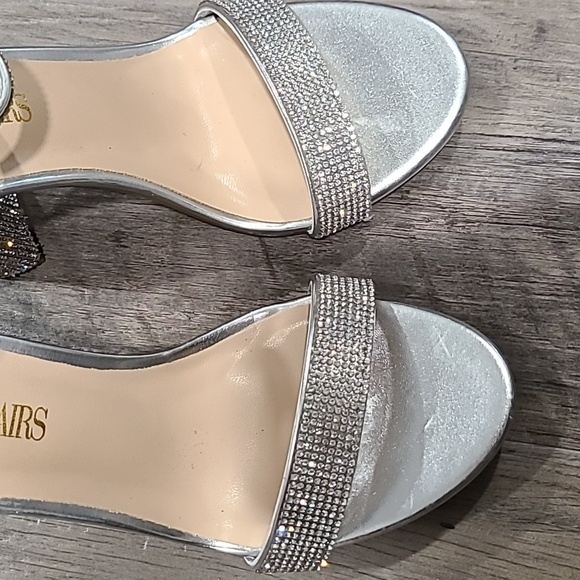 Dream Pairs Rhinestone Block Heels Size 7.5 - Picture 3 of 4
